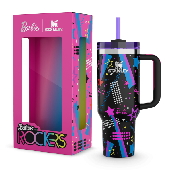 The Barbie x Stanley '80s Rockers Quencher | 40 OZ (Vault) - Image 2