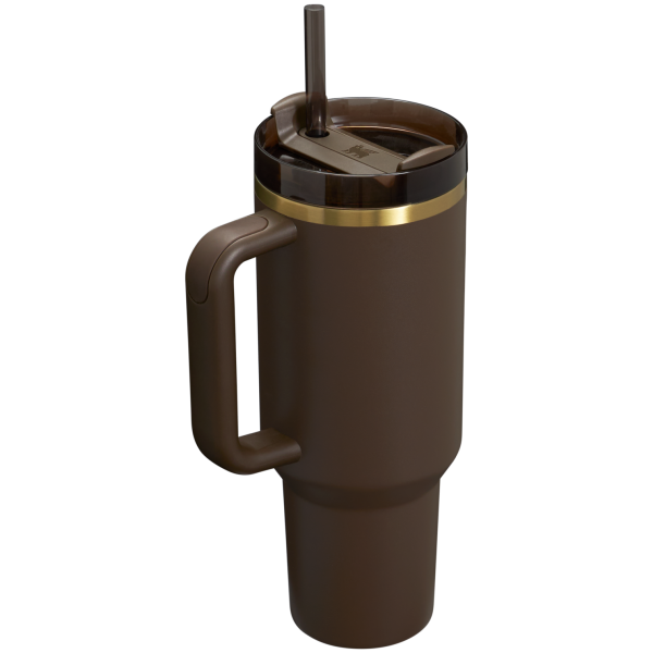 The Chocolate Gold Quencher H2.0 FlowState Tumbler | 40 OZ (Vault) - Image 2