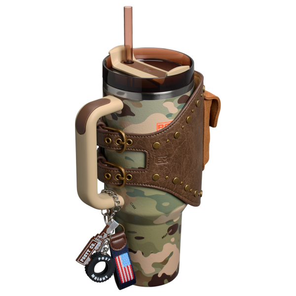 The Post Malone x Stanley Quencher H2.0 FlowState Tumbler with Quencher Pouch Belt | 40 OZ - Image 3